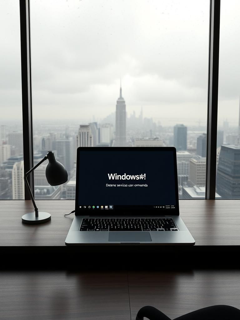 💻 Windowsサービスをコマンドで停止！